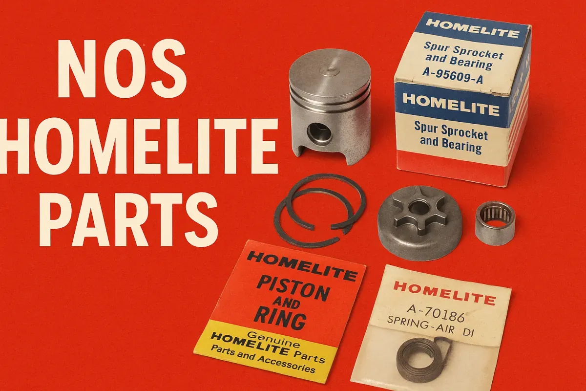 Homelite Chainsaw Parts — Vintage, NOS & OEM Components